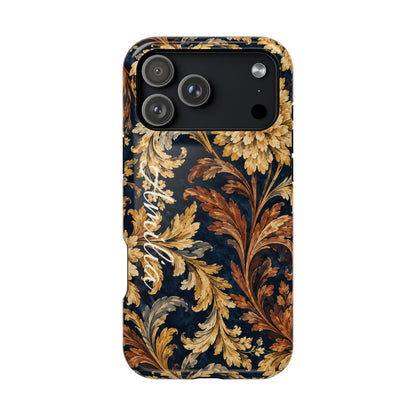 Floral Baroque Magnetic Impact-Resistant Phone Case