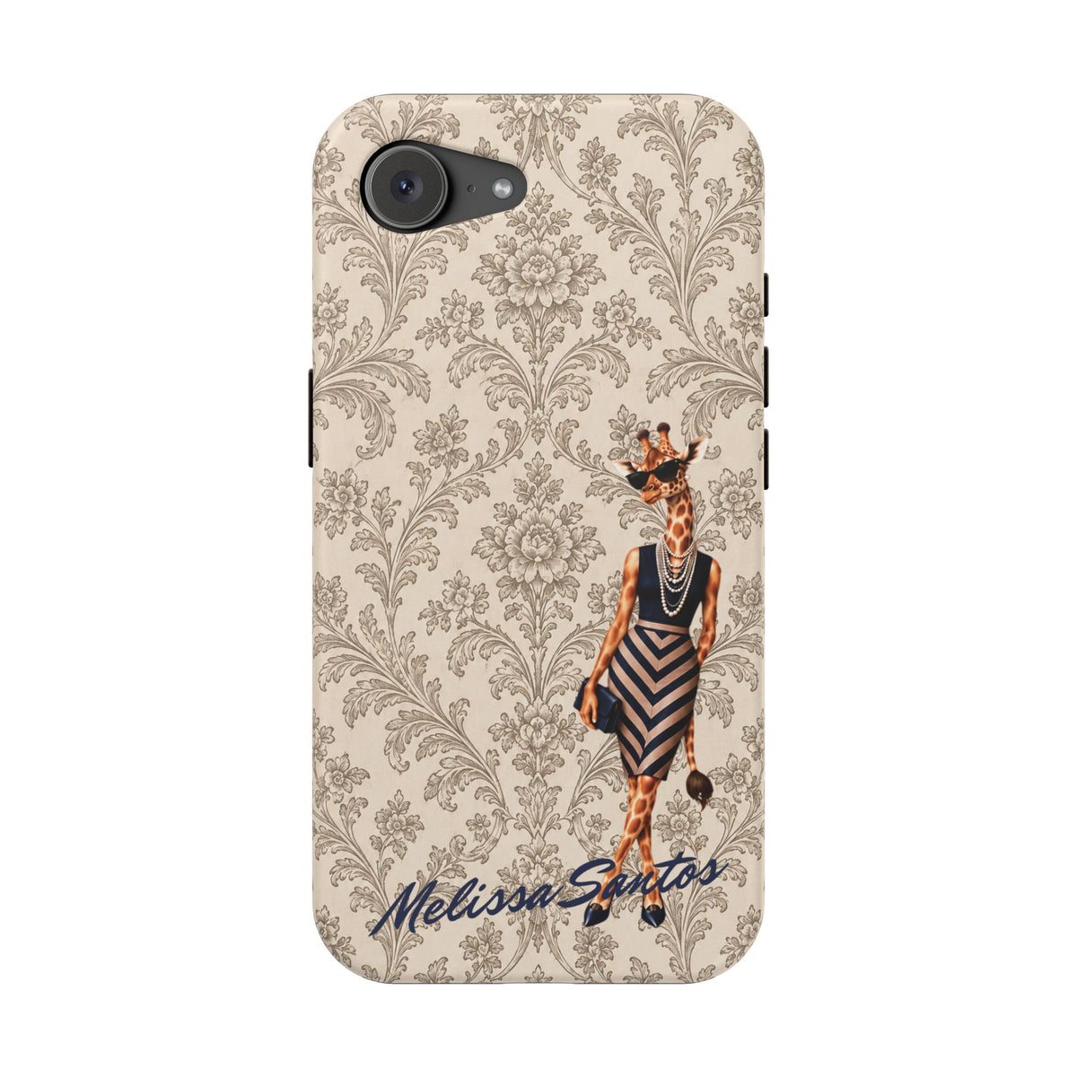 Personalized Giraffe Phone Case — Leopard Print Magnetic Impact-Resistant