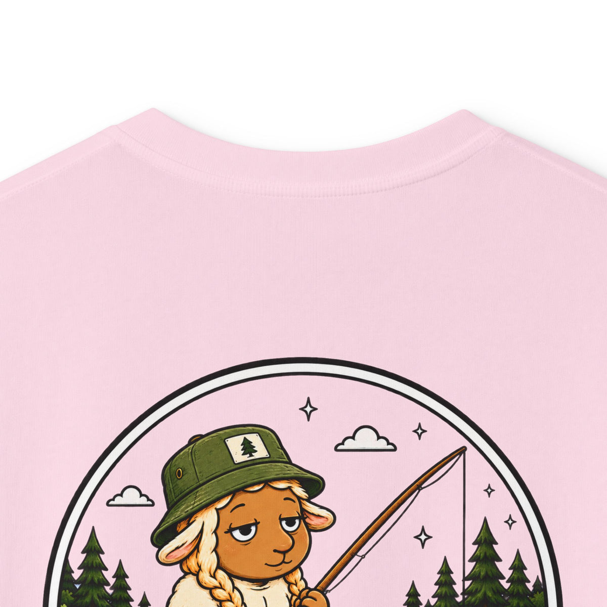 Fishing Sheep Kids T-shirt
