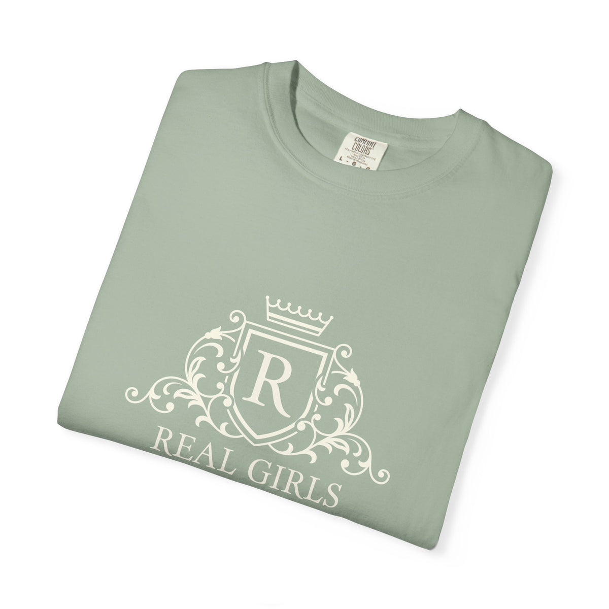 Blue Stripe Crest Graphic T-Shirt
