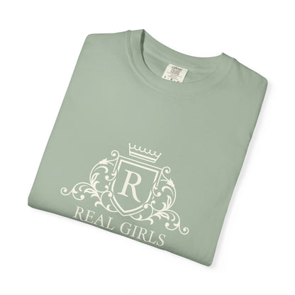 Blue Stripe Crest Graphic T-Shirt
