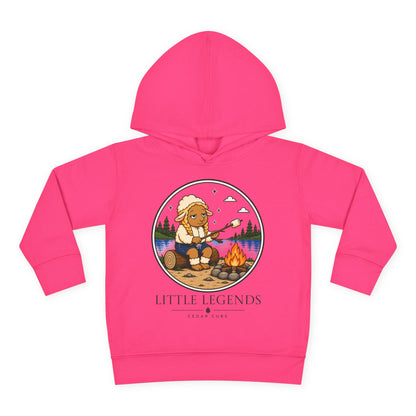 Toddler Hoodie — 'Little Legends' Campfire Design | Cedar Cubs Personalized Pullover