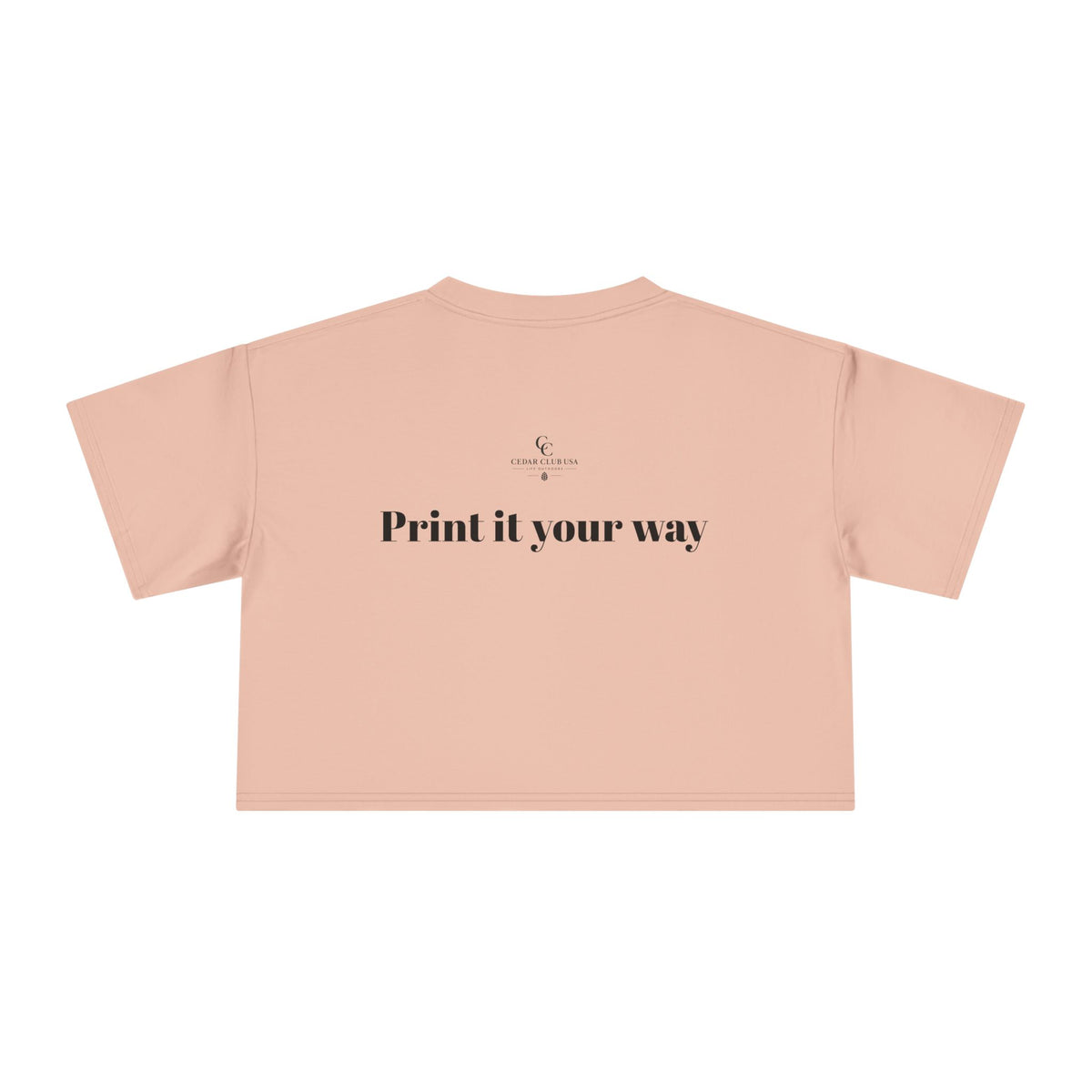 Personalized Crop Tee