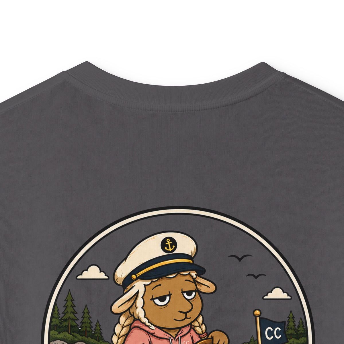 Boat Captain Sheep Kids T-shirt