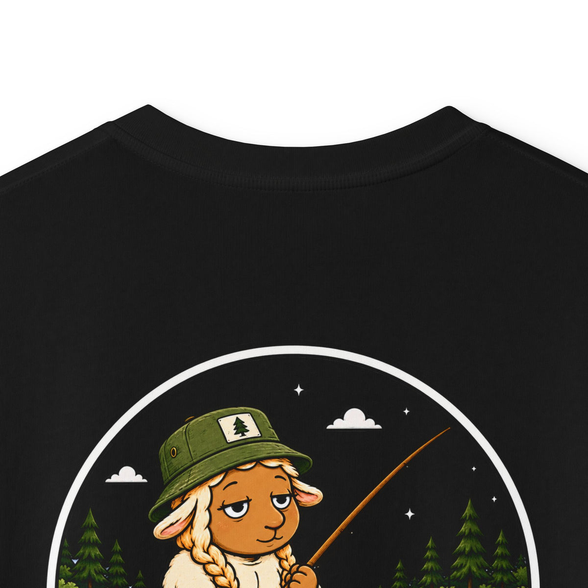 Fishing Sheep Kids T-shirt