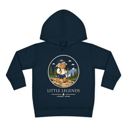 Toddler Hoodie — 'Little Legends' Hiker Design | Cedar Cubs Personalized Pullover