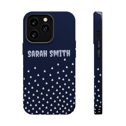 Halloween Ghost Magnetic Impact Phone Case — Custom Name