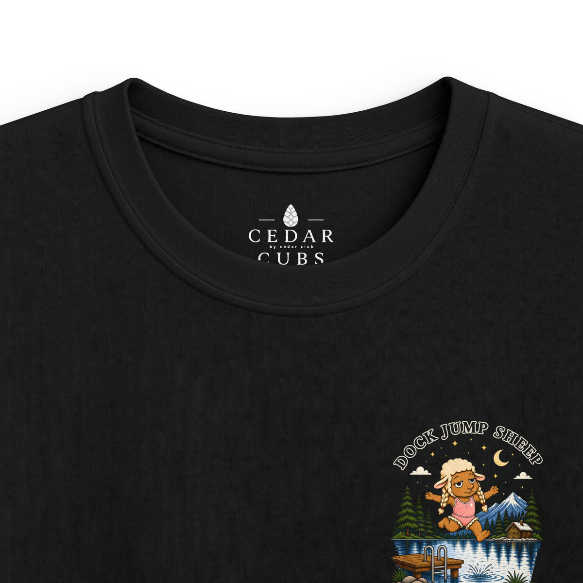 Dock Jump Sheep Kids T-shirt