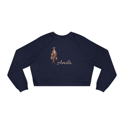 Women's Cropped Fleece Pullover