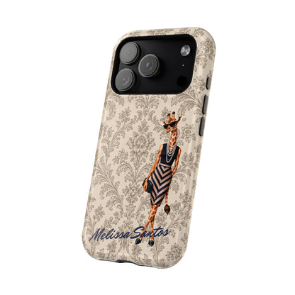 Personalized Giraffe Phone Case — Leopard Print Magnetic Impact-Resistant
