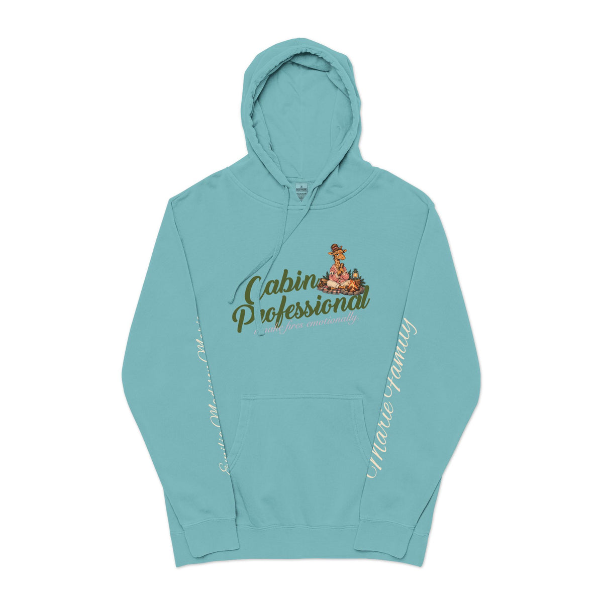 Cedar Club Hoodie — 'Cabin Professional' Pigment-Dyed Outdoor Pullover