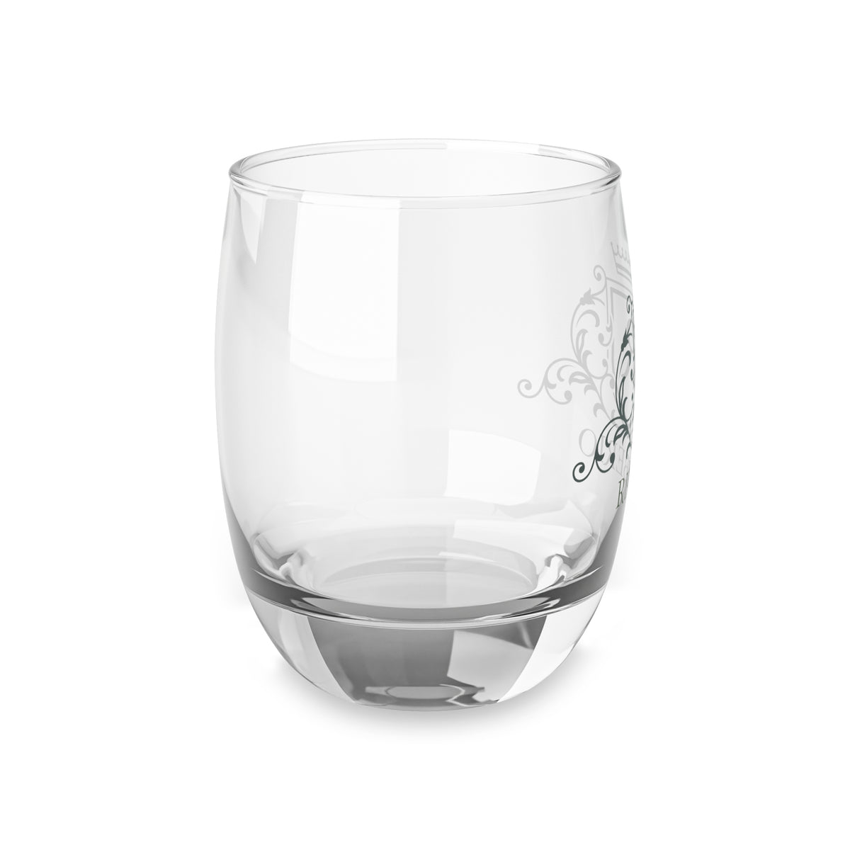 Personalized Monogram Whiskey Glass — Family Name