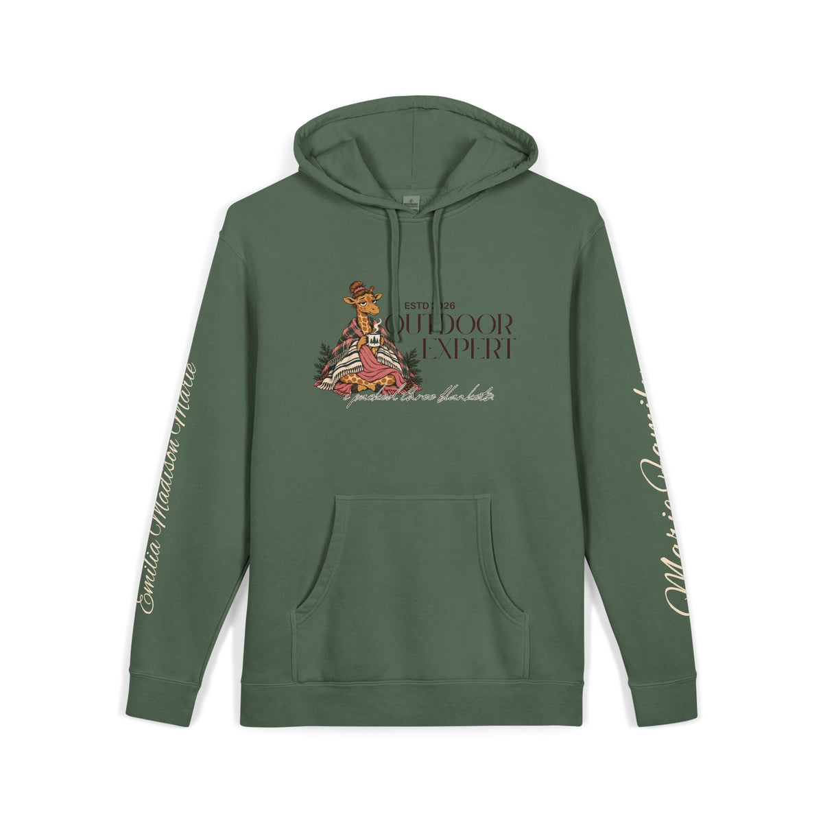 Cedar Club Hoodie — 'Outdoor Expert' Pigment-Dyed Outdoor Pullover