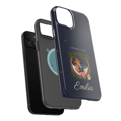 Personalized Resting Beach Face Phone Case — Magnetic Impact-Resistant