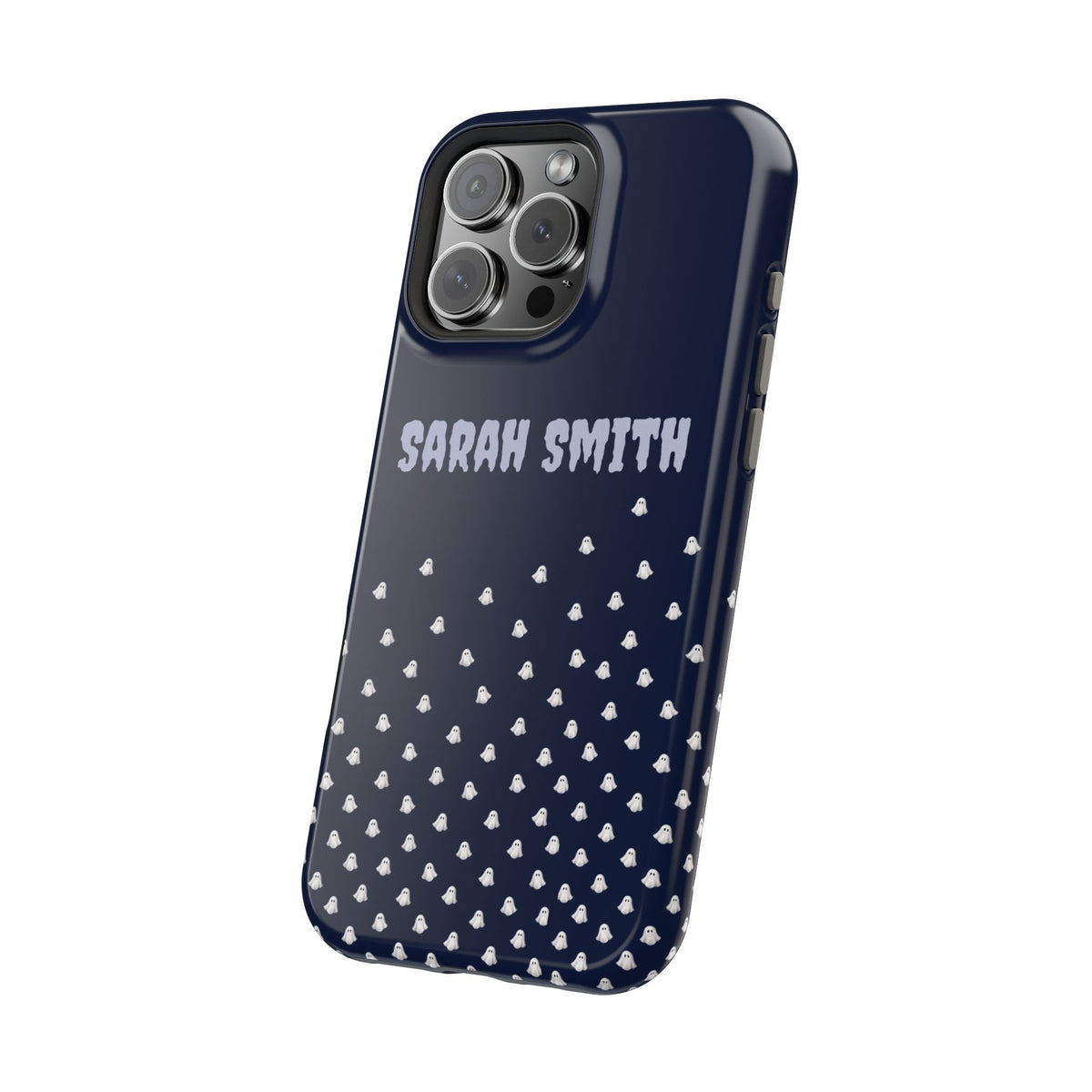 Halloween Ghost Magnetic Impact Phone Case — Custom Name