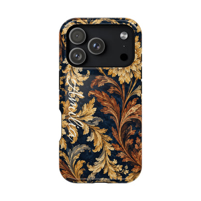 Floral Baroque Magnetic Impact-Resistant Phone Case