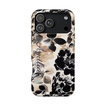 Floral Watercolor Magnetic Impact Phone Case