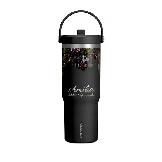 Nomad Tumbler 32oz — Dark Floral Insulated Travel Tumbler