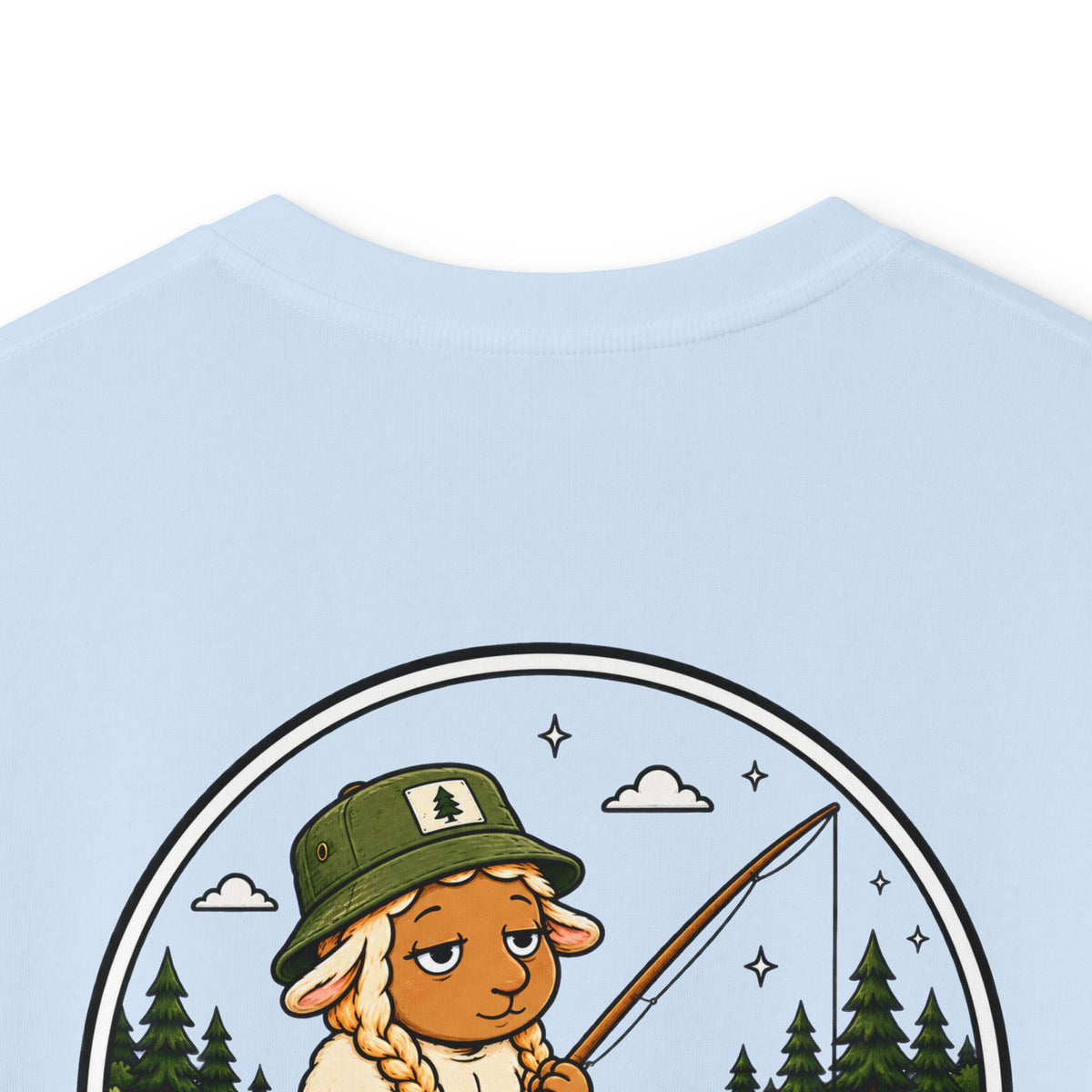 Fishing Sheep Kids T-shirt