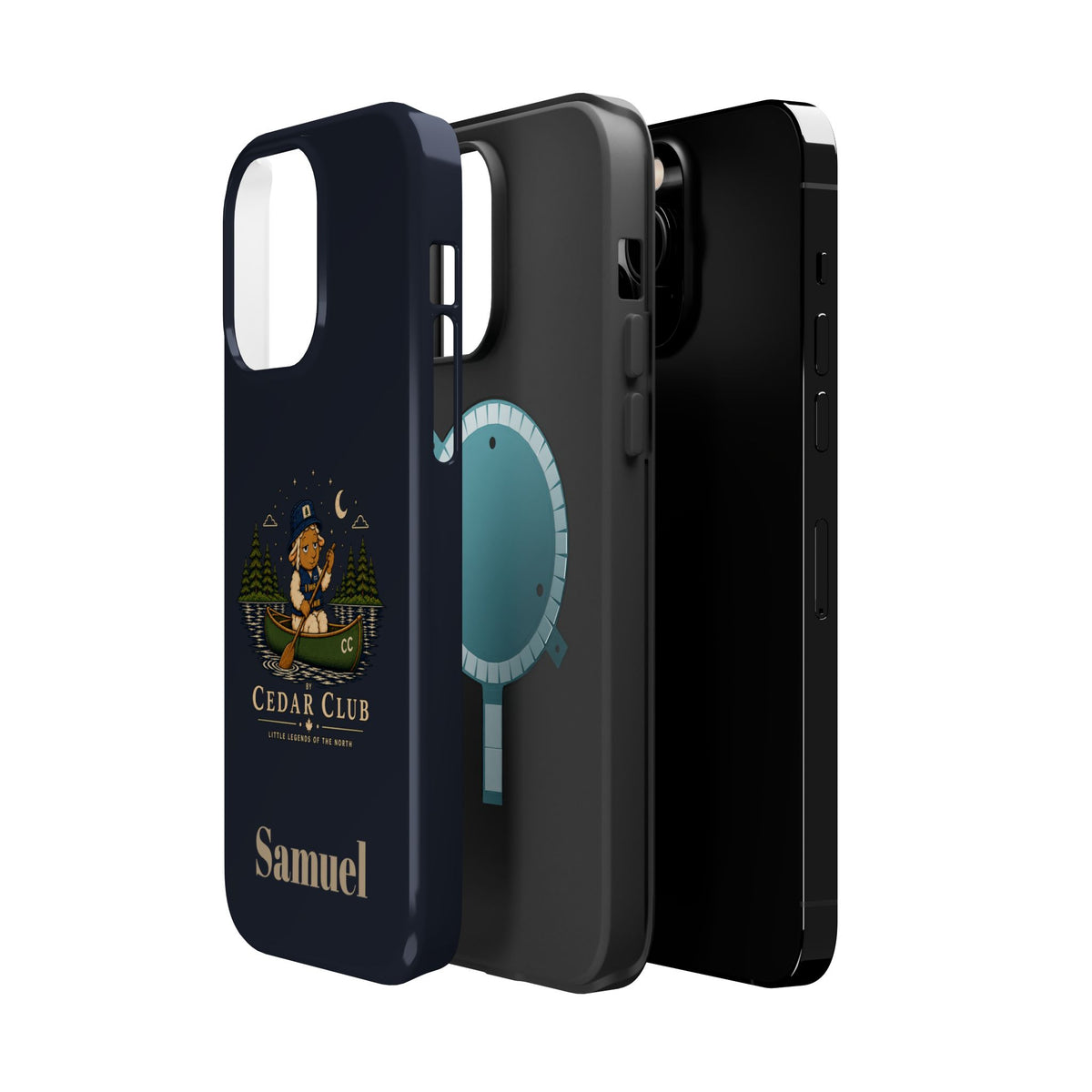 Personalized Canoeing Sheep Phone Case — Magnetic Impact-Resistant