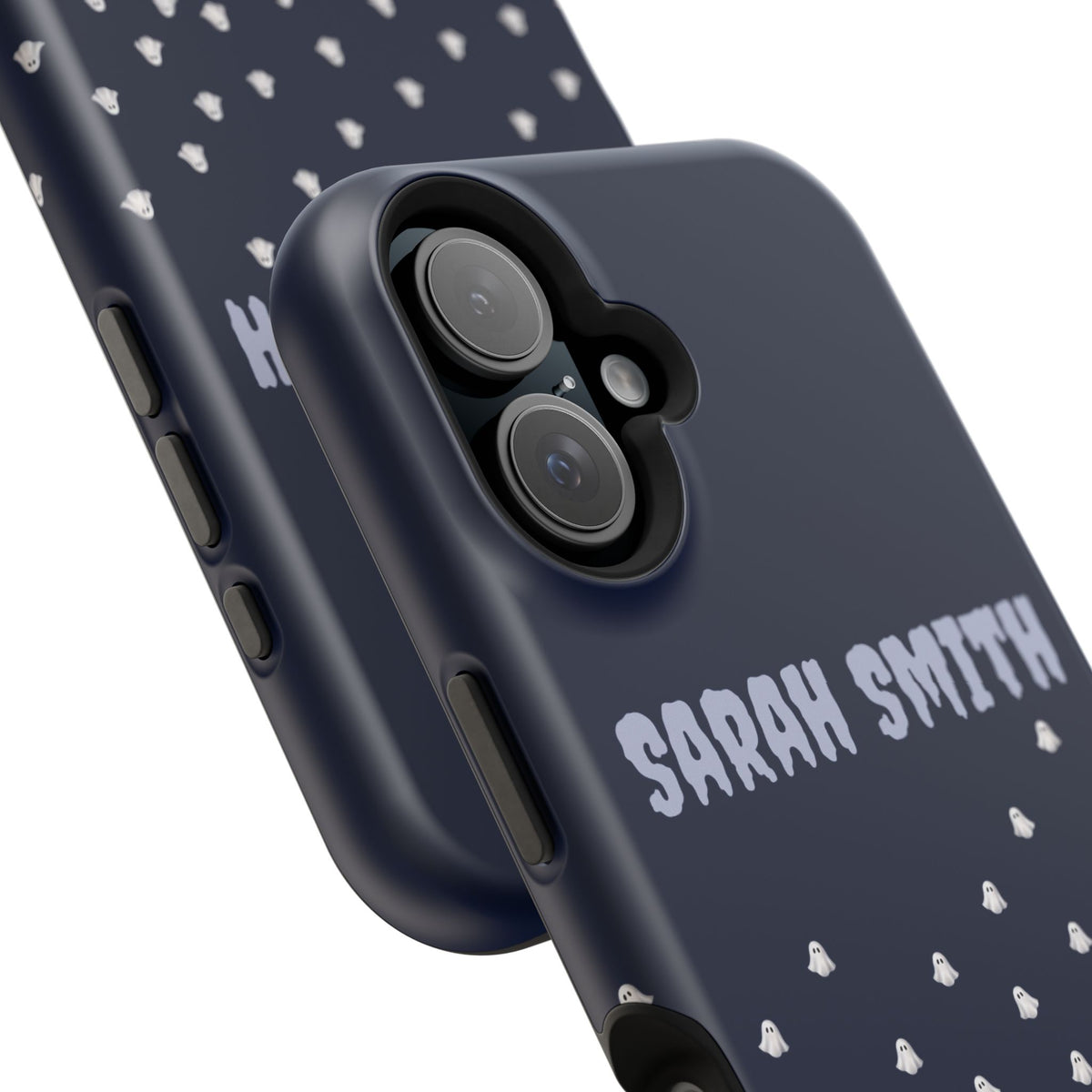 Halloween Ghost Magnetic Impact Phone Case — Custom Name