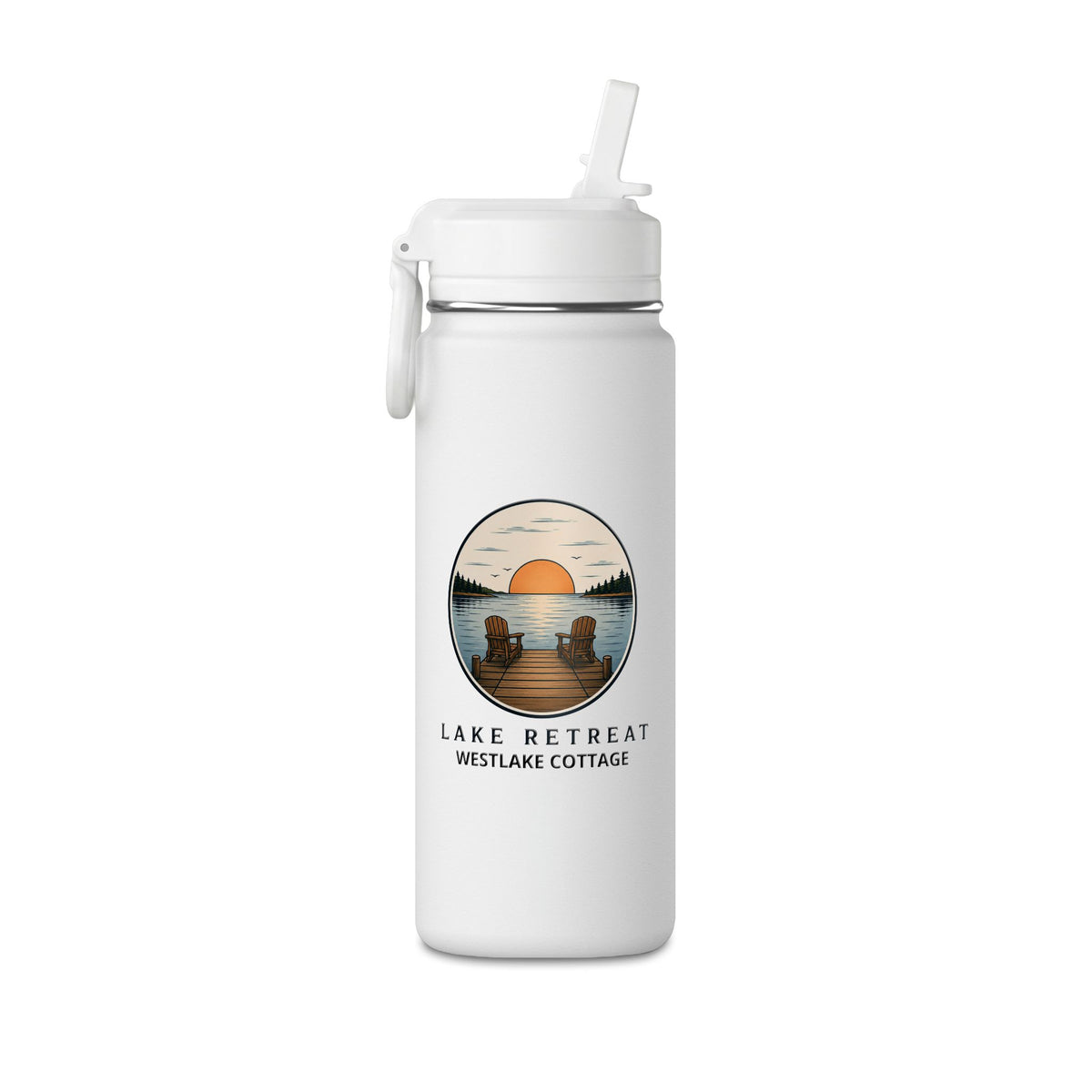 20oz Insulated Mini Bottle - LAKE RETREAT