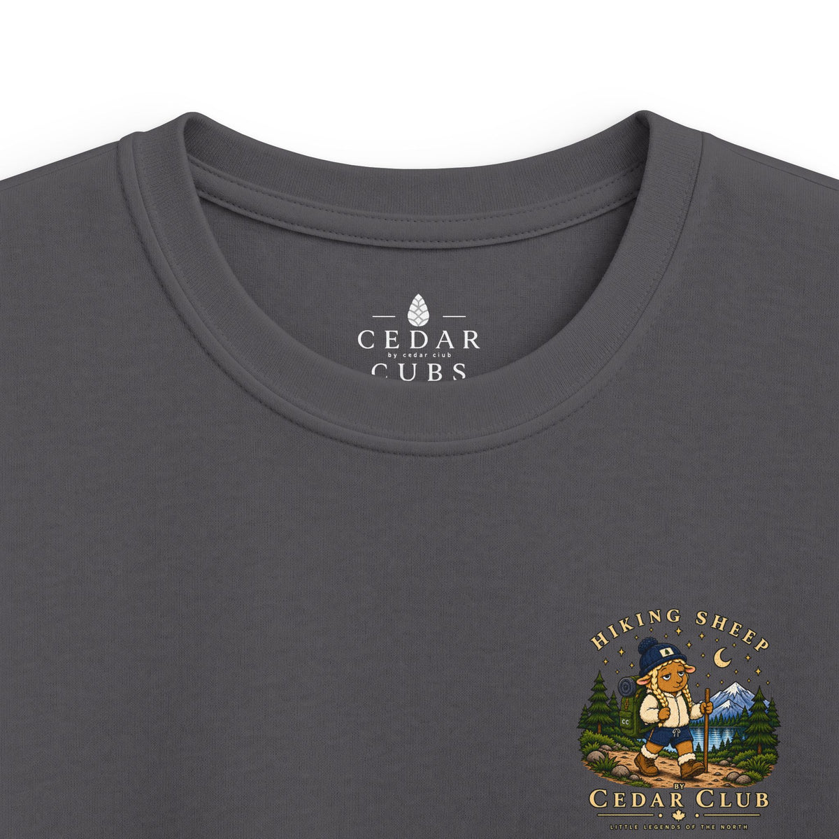 Hiking Sheep Kids T-shirt