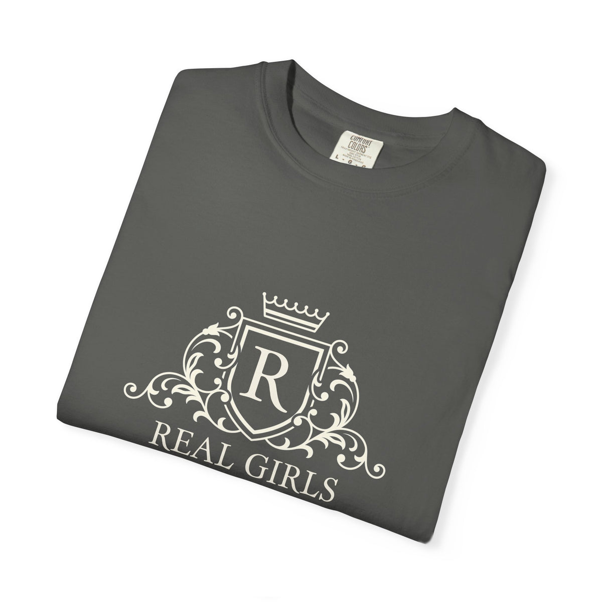 Blue Stripe Crest Graphic T-Shirt