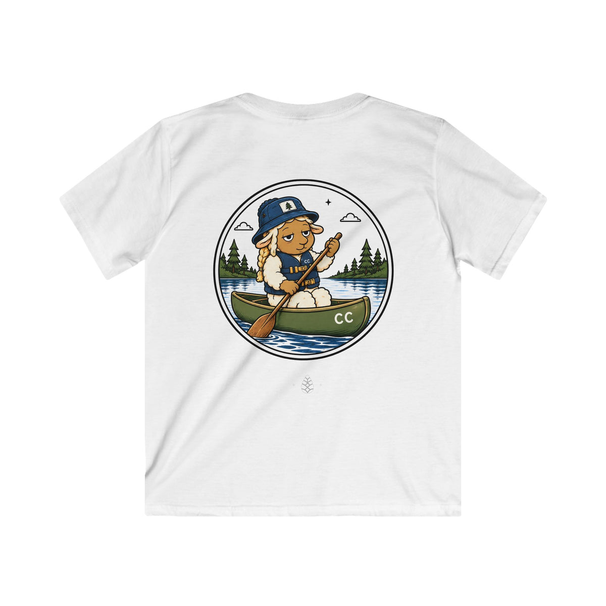 Canoe Sheep Kids T-shirt