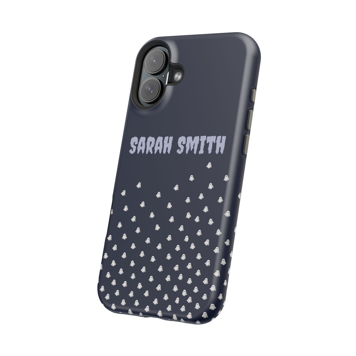 Halloween Ghost Magnetic Impact Phone Case — Custom Name