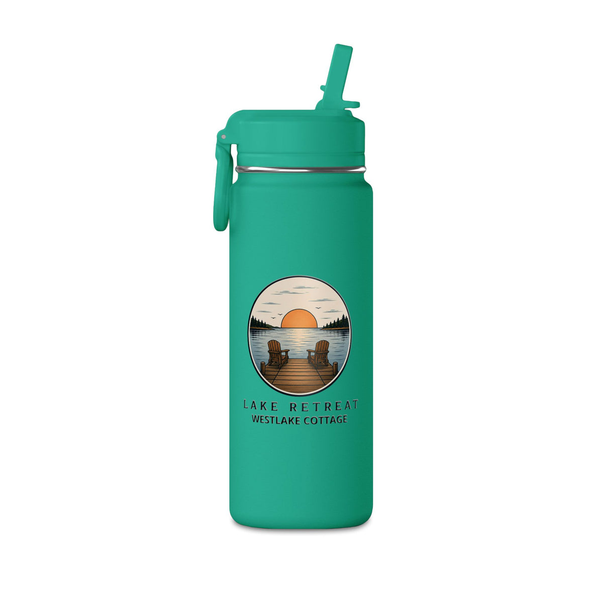 20oz Insulated Mini Bottle - LAKE RETREAT