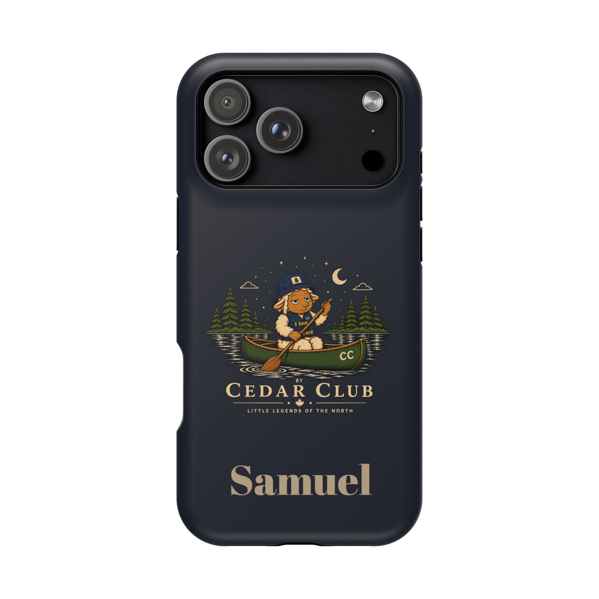 Personalized Canoeing Sheep Phone Case — Magnetic Impact-Resistant