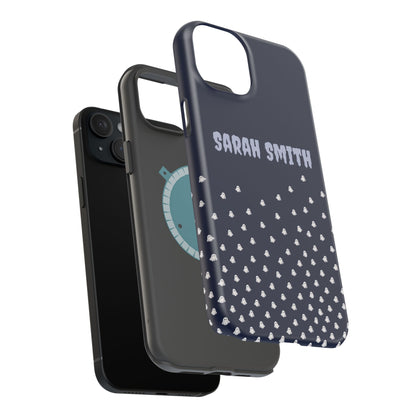 Halloween Ghost Magnetic Impact Phone Case — Custom Name