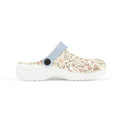 Kids’ Floral Garden Foam Clogs