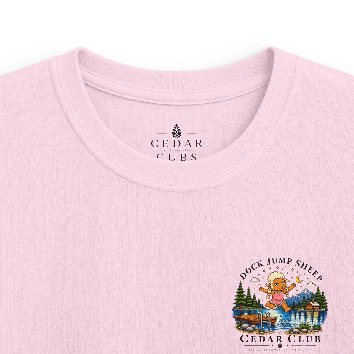 Dock Jump Sheep Kids T-shirt