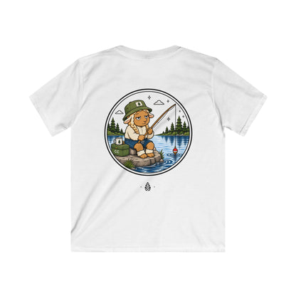 Fishing Sheep Kids T-shirt