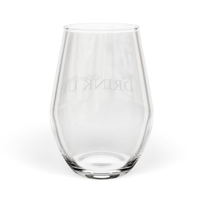 Crown Stemless Wine Glass
