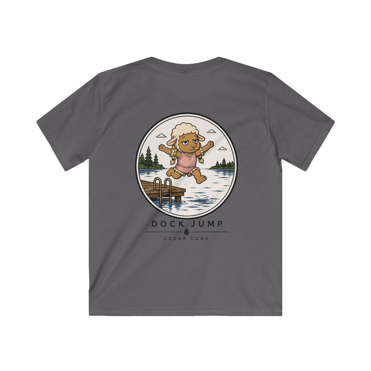 Dock Jump Sheep Kids T-shirt