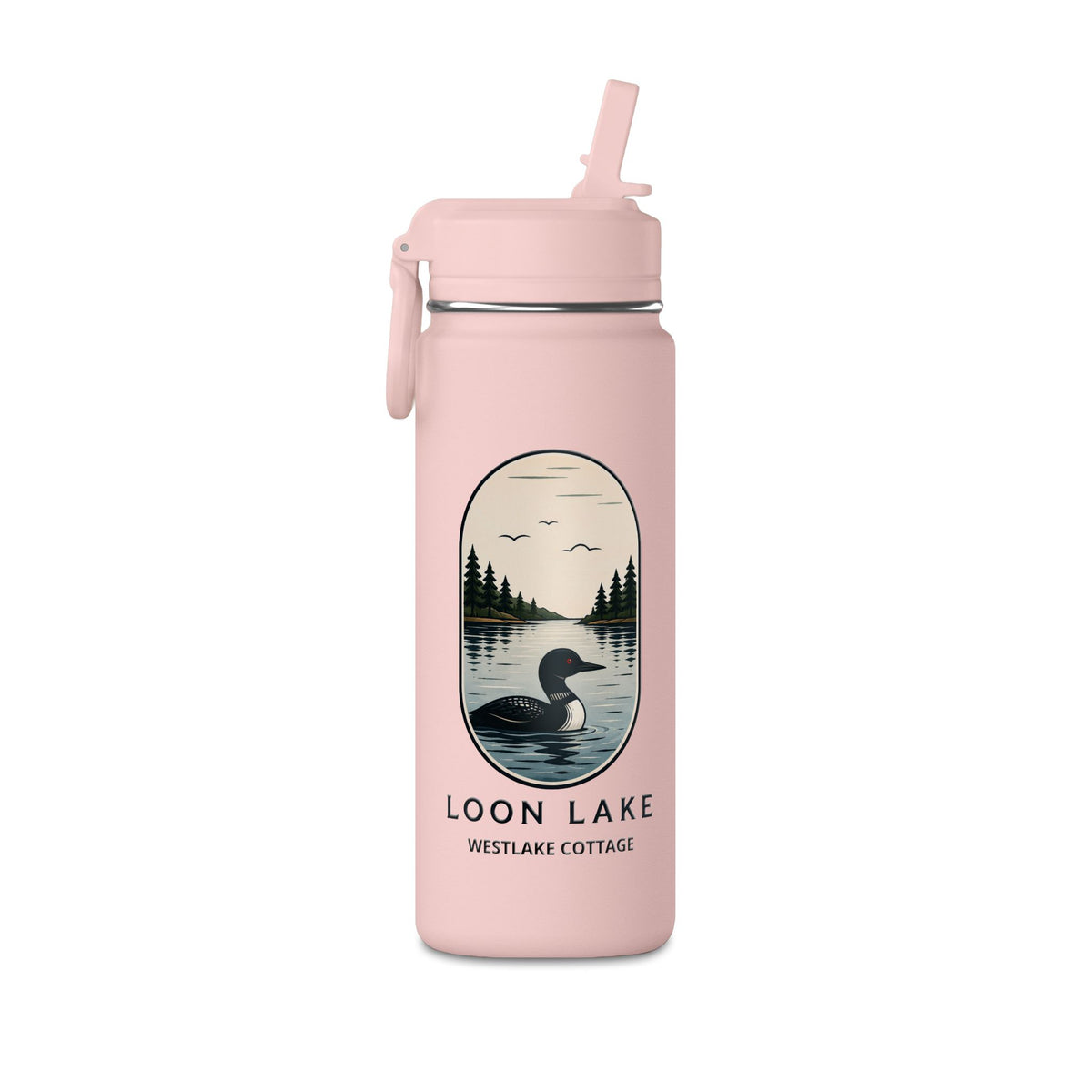 20oz Insulated Mini Bottle - LOON LAKE