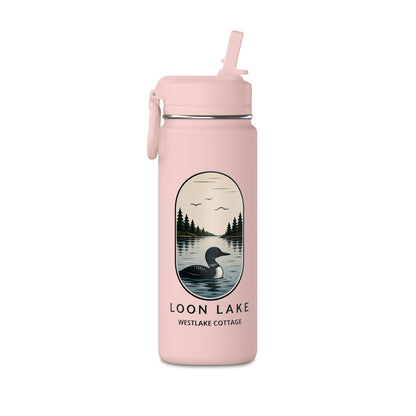 20oz Insulated Mini Bottle - LOON LAKE