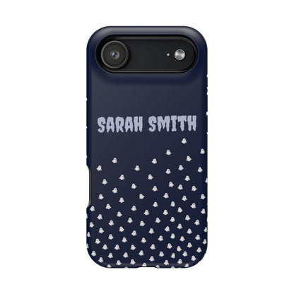 Halloween Ghost Magnetic Impact Phone Case — Custom Name