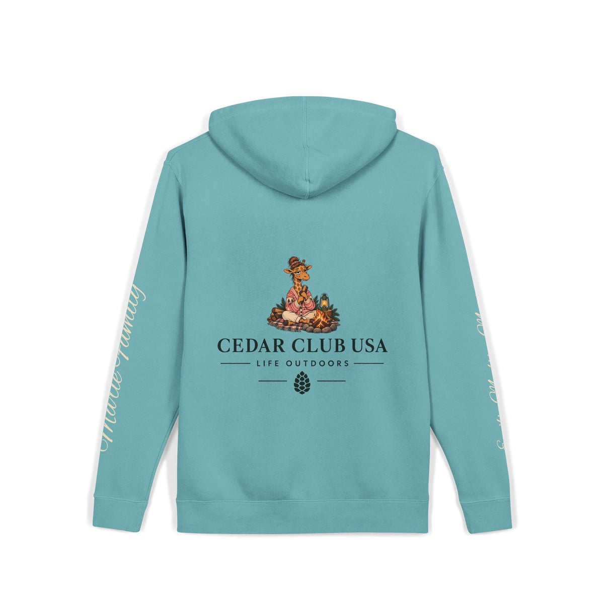 Cedar Club Hoodie — 'Cabin Professional' Pigment-Dyed Outdoor Pullover
