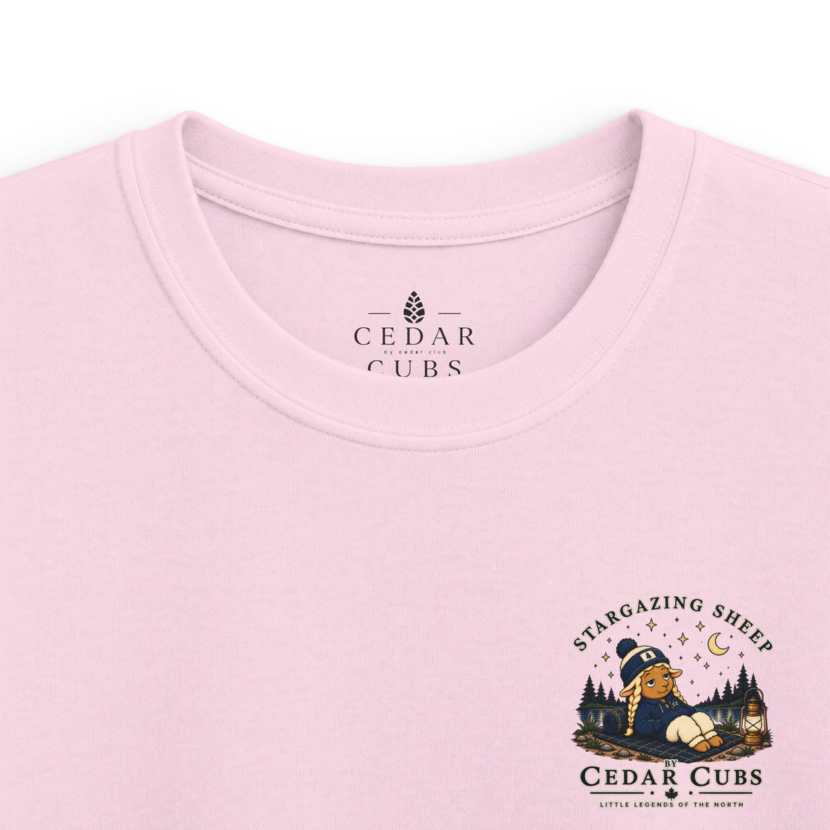 Stargazing Sheep Kids T-shirt
