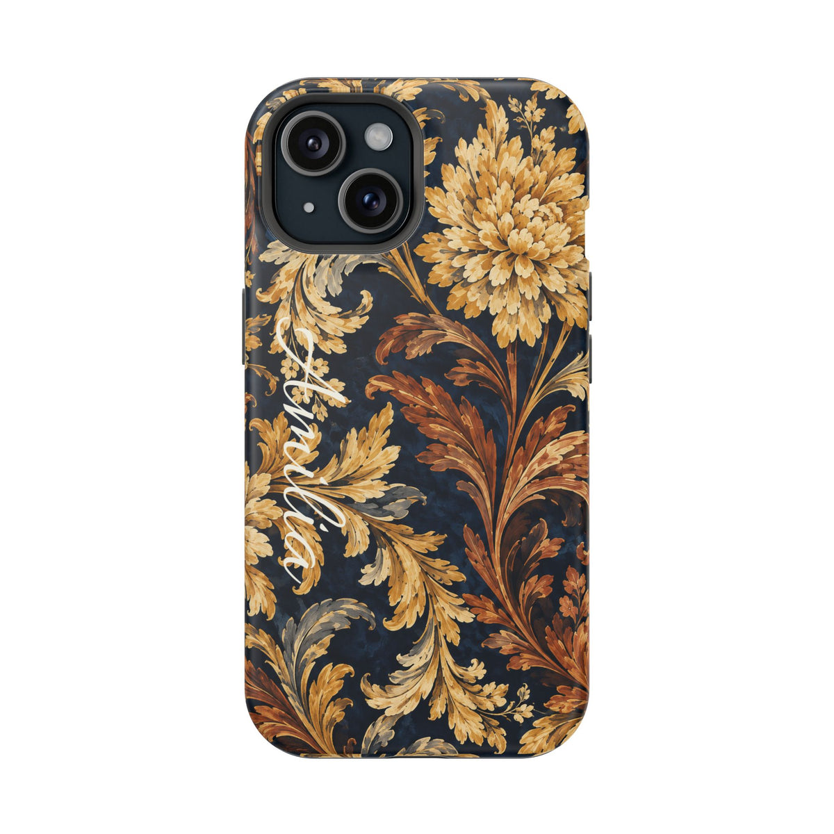 Floral Baroque Magnetic Impact-Resistant Phone Case