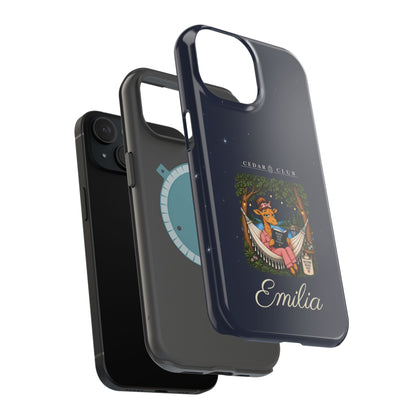 Personalized Resting Beach Face Phone Case — Magnetic Impact-Resistant