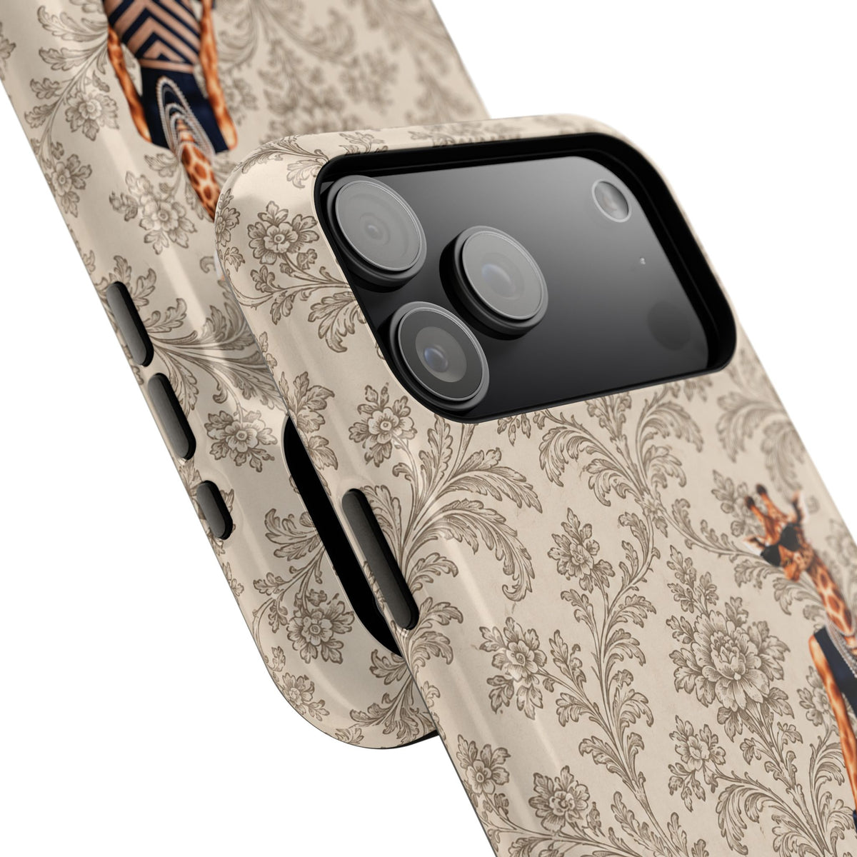 Personalized Giraffe Phone Case — Leopard Print Magnetic Impact-Resistant