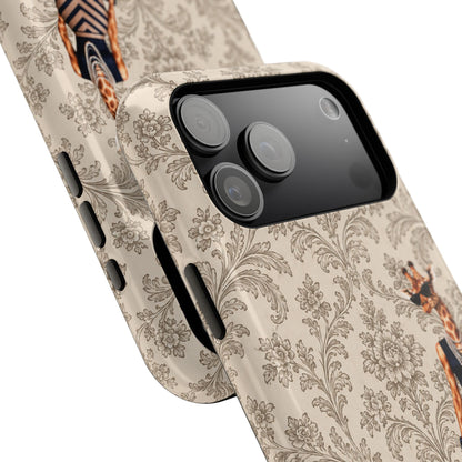 Personalized Giraffe Phone Case — Leopard Print Magnetic Impact-Resistant