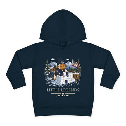 Toddler Hoodie — 'Little Legends' Snow Fort Design | Personalized Pullover