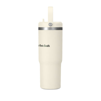 Personalized Custom Black Travel 32oz Tumbler