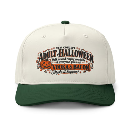 Adult Halloween Vodka & Bacon Two-Tone Cap